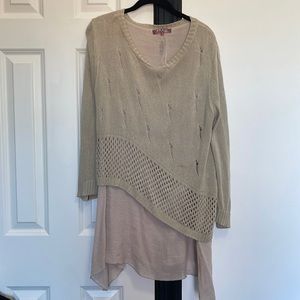 Oversized light sweater